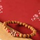 Cinnabar Peach Blossom Bracelet