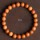 8mm Peach Wood Plain Circle Bracelet  - $2.00 