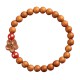 Cinnabar Peach Blossom Bracelet