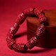 Natural High-Content Cinnabar Wealth Bracelet