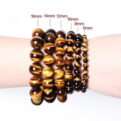 Natural Yellow Tiger's Eye Bracelet 8-20mm