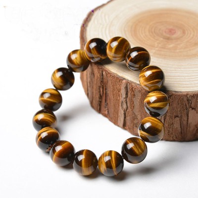 Natural Yellow Tiger's Eye Bracelet 8-20mm