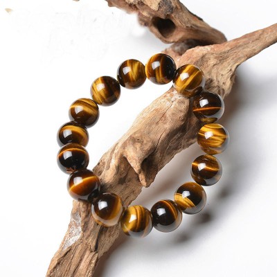 Natural Yellow Tiger's Eye Bracelet 8-20mm