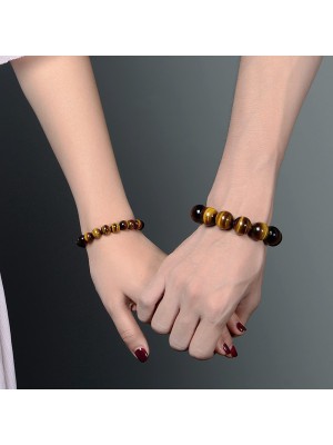 Natural Yellow Tiger's Eye Bracelet 8-20mm