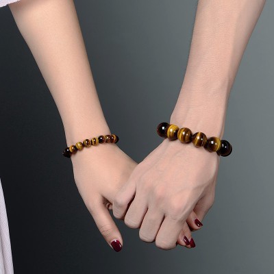 Natural Yellow Tiger's Eye Bracelet 8-20mm