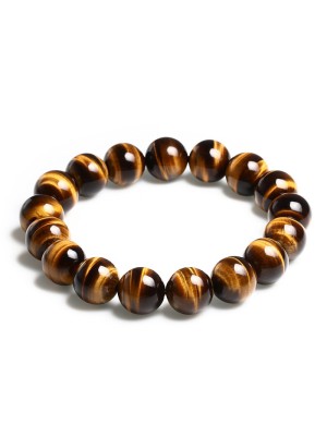 Natural Yellow Tiger's Eye Bracelet 8-20mm