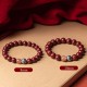 Purifying Heart Lotus Cinnabar Bracelet