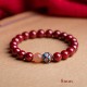 Purifying Heart Lotus Cinnabar Bracelet