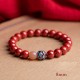 Purifying Heart Lotus Cinnabar Bracelet