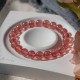 The Natural Strawberry Quartz Bracelet [Peach Blossom Stone]